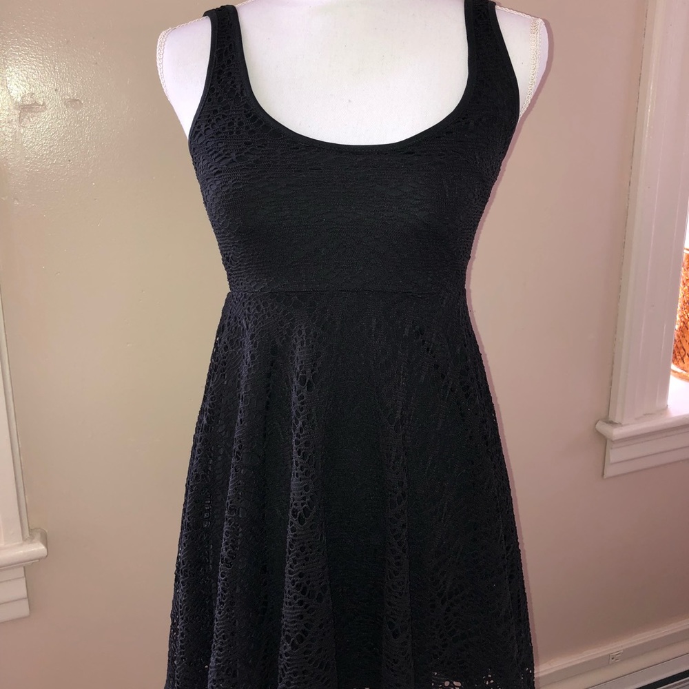 Cute Black Pattern Dress